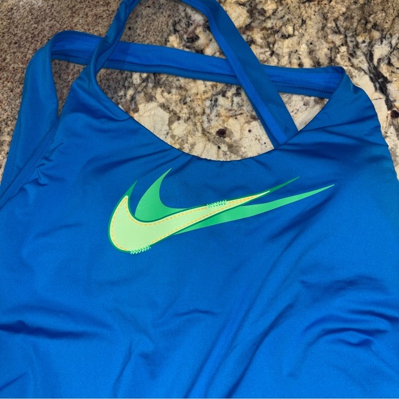 Nike Women's Vibrant Blue One-Piece Swimsuit NWT - Picture 5 of 9